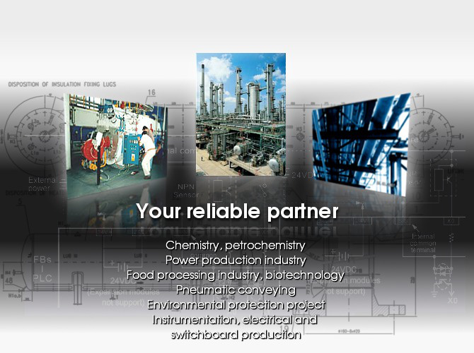 BCS Engineering, a.s. CZECH REPUBLIC - Chemistry, Petrochemistry, Power generation, Food processing project, biotechnology, Pneumatic conveying, Environmental protection project, Instrumentation, Electrical and switchboard production